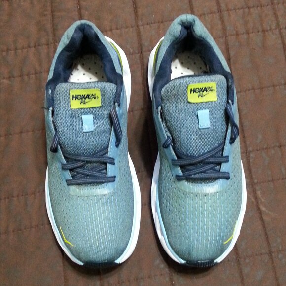 Hoka One Shoes  Women's 7.5 Elevon Sneakers Running Athletic Low Blue Fly Series - Picture 5 of 11